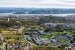 Flyfoto av Universitetet i Stavanger, foto Morten Berentsen UiS
